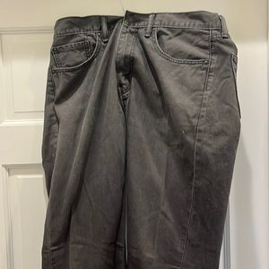 Mens Levi Strauss Size 33 X 34 Black. Style 505.